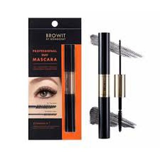 Browit By Nongchat Professional Duo Mascara 4g+4g มาสคาร่า บราวอิท บาย น้องฉัตร