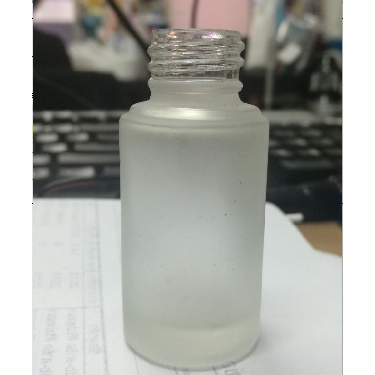 c2105-020mlขวดแก้วขุ่น /z-009 (#20)สี1623ดำฝาใสสเปรย์สีดำฝาครอบใส รหัส1502/30207