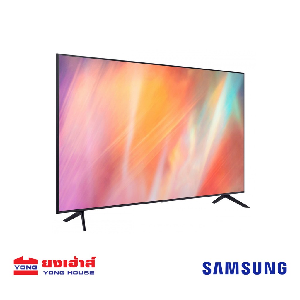 SAMSUNG Smart TV 4K UHD AU7700 55" รุ่น 55AU7700 (2021) UA55AU7700KXXT ทีวี