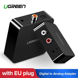 Ugreen Digital To Analog Audio Adapter Aux 3 . 5 มม . แจ็คอาร์ซีเอแปลงปลั๊ก Eu