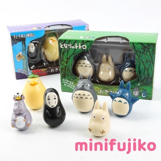 โมเดล โตโตโร่ ผีไร้หน้า Totoro Spirited away ผีไร้หน้า No face โมเดลล้มลุก​ พร้อมส่ง