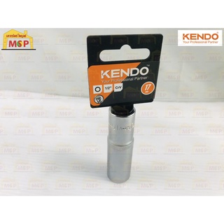 KENDO 16740 ลูกบ๊อกยาว รู 1/2" 6PT 17mm