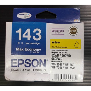 Epson 143 สีเหลืองหมึกพิมพ์ของแท้