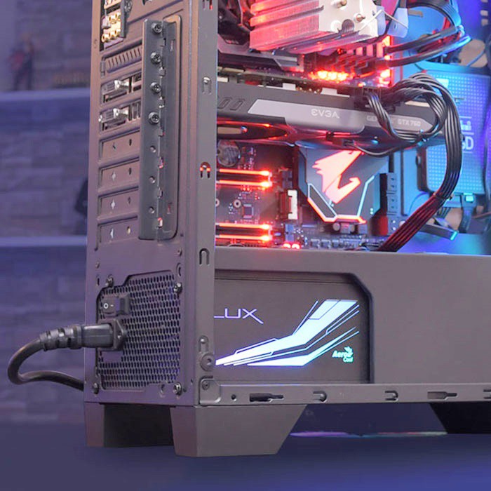 POWER SUPPLY (อุปกรณ์จ่ายไฟ) AEROCOOL รุ่น LUX RGB 750W PSU (80+ Bronze) - รับประกันสินค้า 3 ปี - รูปที่ 4