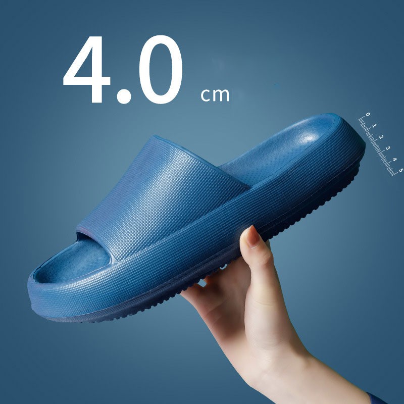 QiaoYiLuo รองเท้าแตะแบบสวม พื้นหนา นุ่มนิ่ม กันลื่น ไซซ์ 36-45 มี 6 สีให้เลือก #3