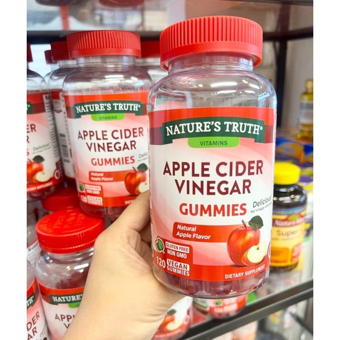 Nature’s truth Apple cider Vinegar Gummies 120เม็ด….