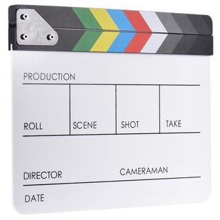 คริลิคตัดเย็บแห้ง Clapboard Clap-stick Clapper Board Slate