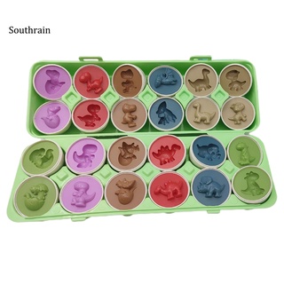 Soun ของเล่นไข่พลาสติกจับคู่เพื่อการเรียนรู้เด็ก