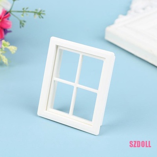 [SZDOLL6] โมเดลบ้านพลาสติก ขนาดเล็ก สําหรับตกแต่งบ้าน หน้าต่าง