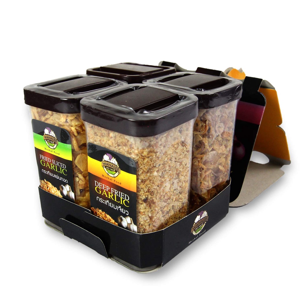 WANALEE ชุดกระเทียมหอมแดงเจียว (Fried Garlic/ Shallots set)