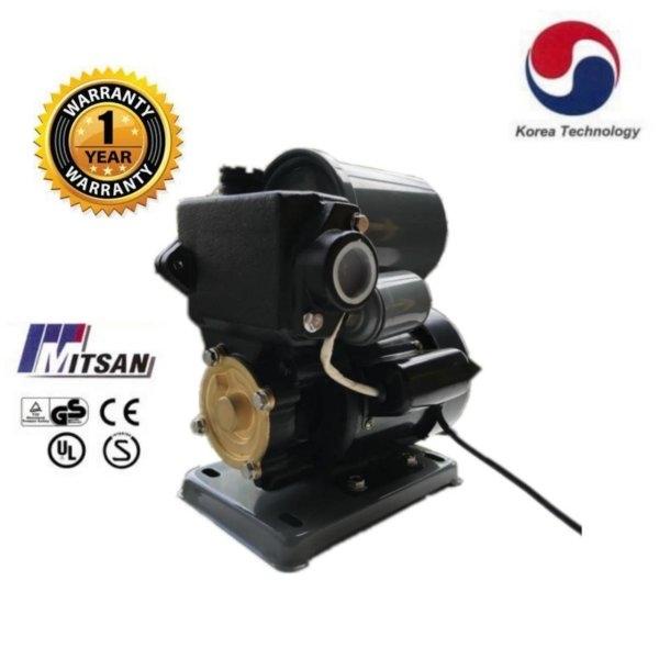 ปั้มน้ำอัตโนมัติ 1 นิ้ว Auto Pump 1"  MITSAN รุ่น A168S (370 W | H 32 | 40 ลิตร/นาที)  ขดลวดทองแดงแท