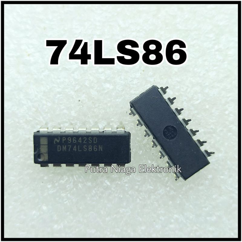 Ic 74LS86 TTL 7486 จุ่ม 14p SN64LS86N / HD74LS86P / DM74LS86N 74 LS86 XOR Logic Gate