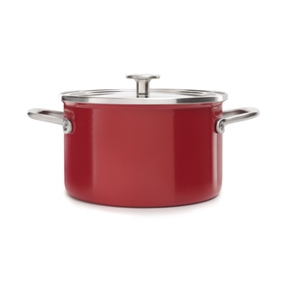 KITCHENAID CASSEROLE 24CM/6L EMPIRE RED หม้อพร้อมฝาปิด