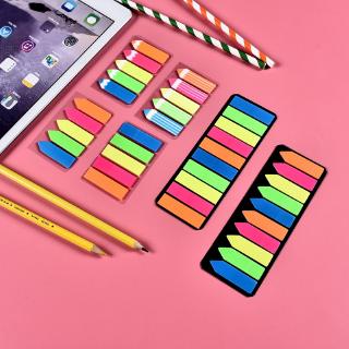 Stickers 5 colors set Candy color sticky notes Convenient using memo notes Adhesive paper Three types available sticker stationery