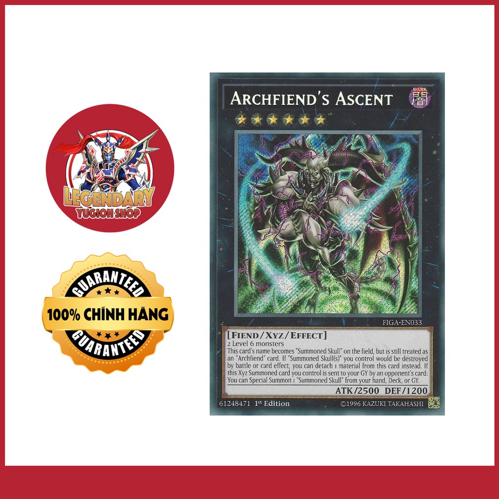 [การ์ด Yugioh ดั้งเดิม] Ascent ของ Archfiend