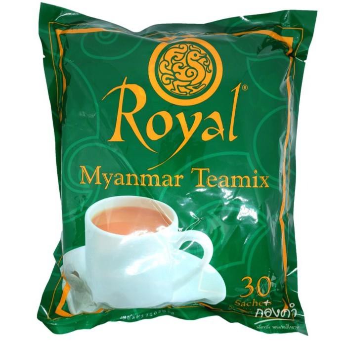 ชาพม่า ชานม 3 in 1 Royal Myanmar Teamix