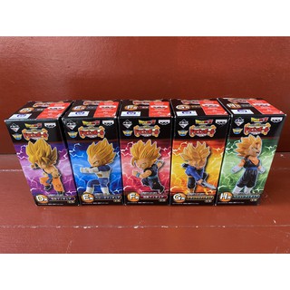 BANPRESTO Ichiban Kuji : DRAGONBALL Z : WCF [WORLD COLLECTION FIGURE] : ชุด SUPER SEIYA [D/E/F/G/H PRIZE] ของแท้ 100%