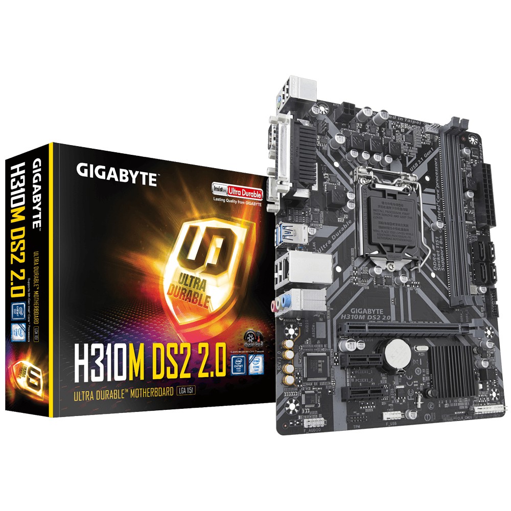 GIGABYTE H310M DS2 2.0 MAINBOARD Socket 1151v2 Support CPU Gen 8