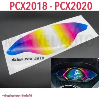 Pcx2018-2020 ฟิล์มกันรอยไมล์ Pcx150 กันรอยขีดข่วน เพิ่มสีสันให้ดูโดดเด่น