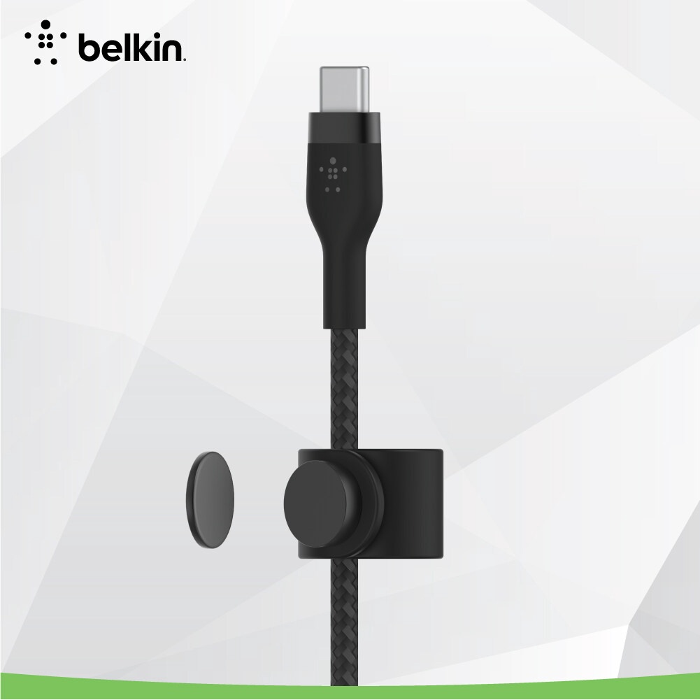 Belkin สายชาร์จ ชาร์จเร็ว 30 วัตต์ USB-C with Lightning รุ่น BOOST↑CHARGE™ PRO Flex สายถักทนทานเพิ่มขึ้น 30 เท่า รับประก