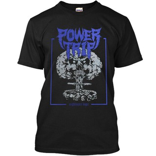 เสื้อยืด พิมพ์ลาย Power Trip Best Nightmare Logic แฟชั่นฤดูร้อน สําหรับผู้ชายS-5XL