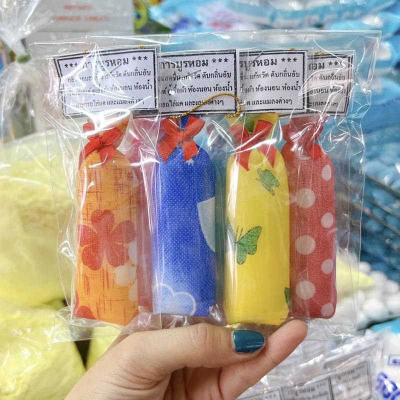การบูรหอม Camphor air freshener ขนาด 100 กรัม แบบแขวน (จำนวน 6 ชิ้น)