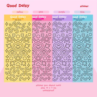 [พร้อมส่ง]🌈🌟sticker deco 17x7cm สติกเกอร์ แบรนด์ Good Daizy