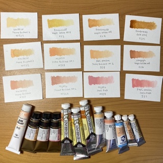 แบ่งขายสีน้ำ โทนสีเนื้อ holbein rembrandt kusakabe shinhan mijello vangogh