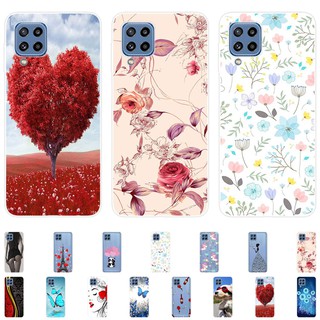 Samsung M32 เคสซิลิโคน Soft Case Painted Samsung Galaxy M32 Silicone เคส