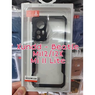 Xiaomi Mi12/Mi12X/Mi 11 lite  XUNDD Beatle Series แบบขอบนิ่ม-หลังแข็งแบบใส เคสกันกระแทก คุมกล้อง(ของแท้100%)