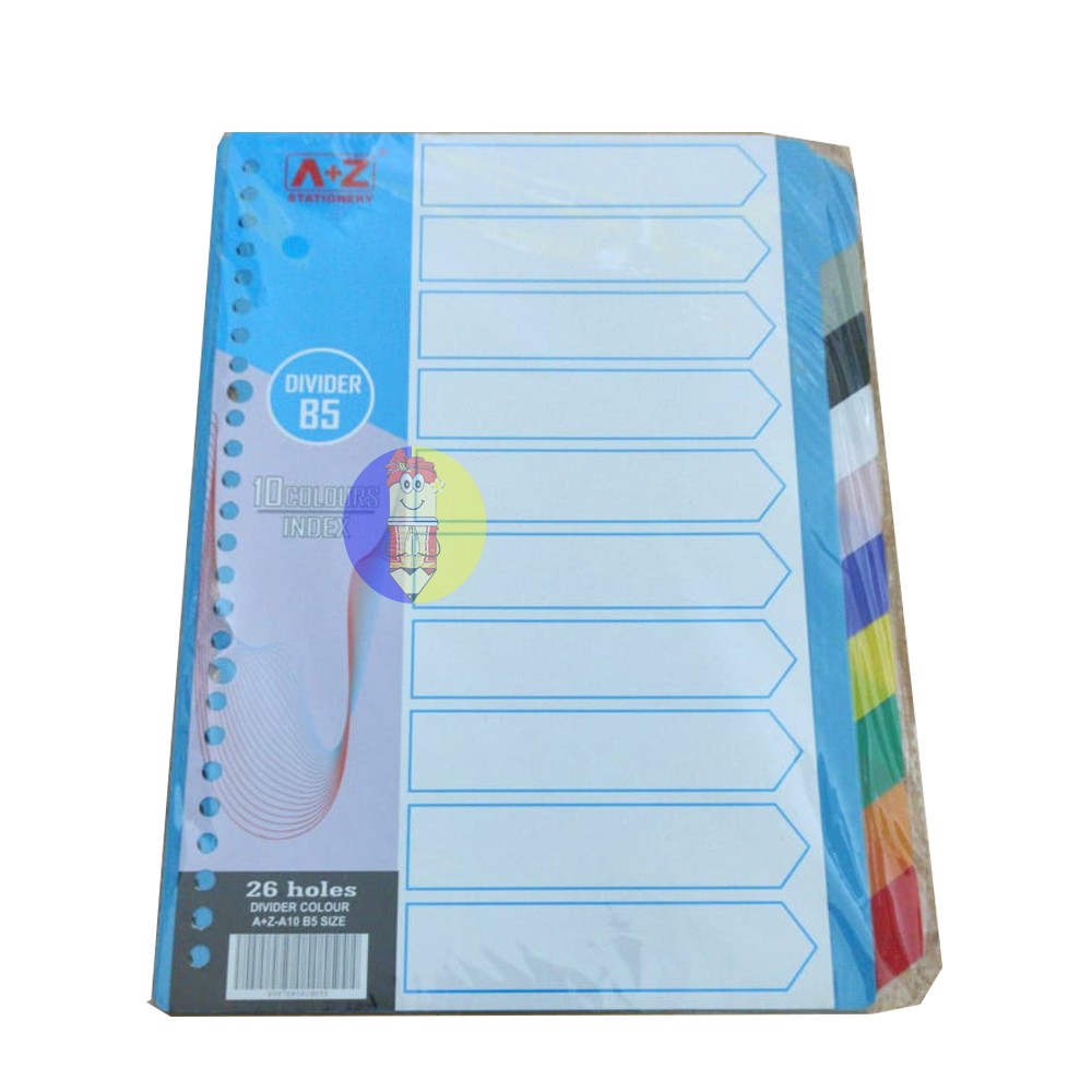 Index Mylar B5 10 สี Allwinz / V-Tech / A+Z