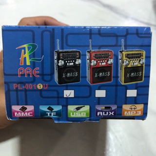 วิทยุ -PL-001u🔻usb-sD-AM-Fm-Sw-AUX