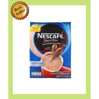 Nescafe​ Blend​ &amp; Brew เนสกาแฟเบลนด์แอนด์บรู กาแฟปรุงสำเร็จชนิดผง​ ไม่มีน้ำตาล​ (แพค27ซอง)