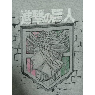 เสื้อยืด มือสอง ลายการ์ตูน อนิเมะ  ATTACK ON TITAN อก 40 ประมาณไซส์ M ค่ะ