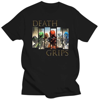 ขายดี!เสื้อยืด พิมพ์ลาย Death Grips Bionicle Toa Mata สีขาว สําหรับผู้ชาย และผู้หญิงS-5XL