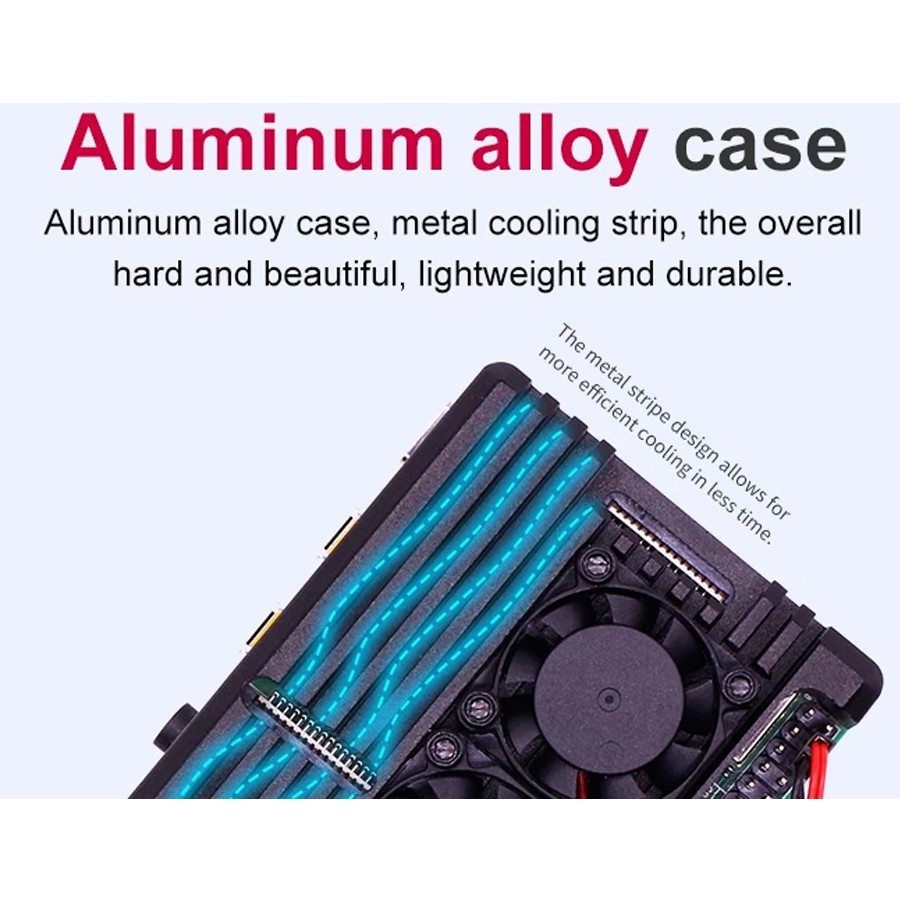 Armor case for Raspberry Pi 4B with double fan #6