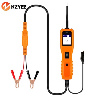 Kzyee Km10 เครื่องทดสอบวงจรไฟฟ้า 12V 24V สําหรับรถยนต์รถบรรทุก