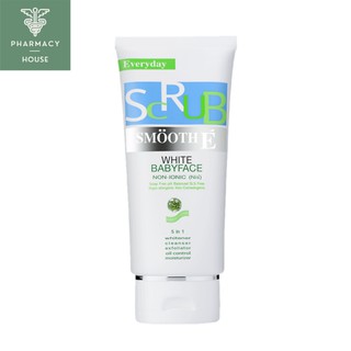 Smooth E white babyface scrub 4 oz.