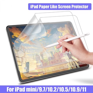 ฟิล์มไฮโดรเจลกันรอยหน้าจอ แบบนิ่ม สําหรับ ipad 9.7 Air 4 3 2 1 2017 2018 7 10.2 mini 4 5 pro 11 2020 10.5