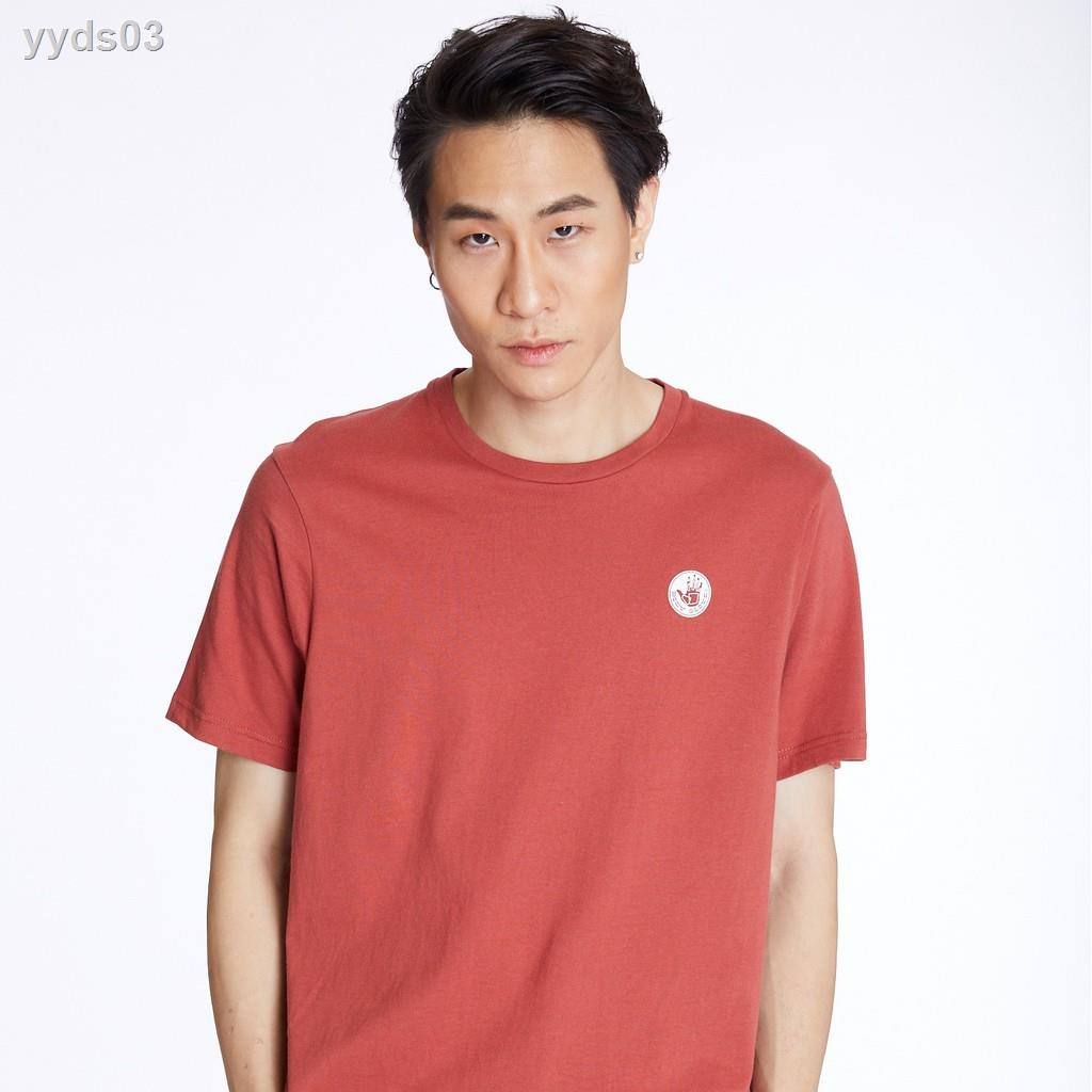 ♦✽BODY GLOVE Unisex Basic T-Shirt เสื้อยืด สีส้มเข้ม-44