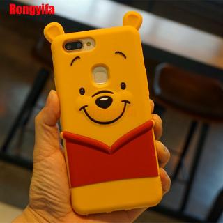 OPPO A77 F3 R15 A57 A39 Case Winnie the Pooh Cute Lovely Cartoon Soft Silicone Cover