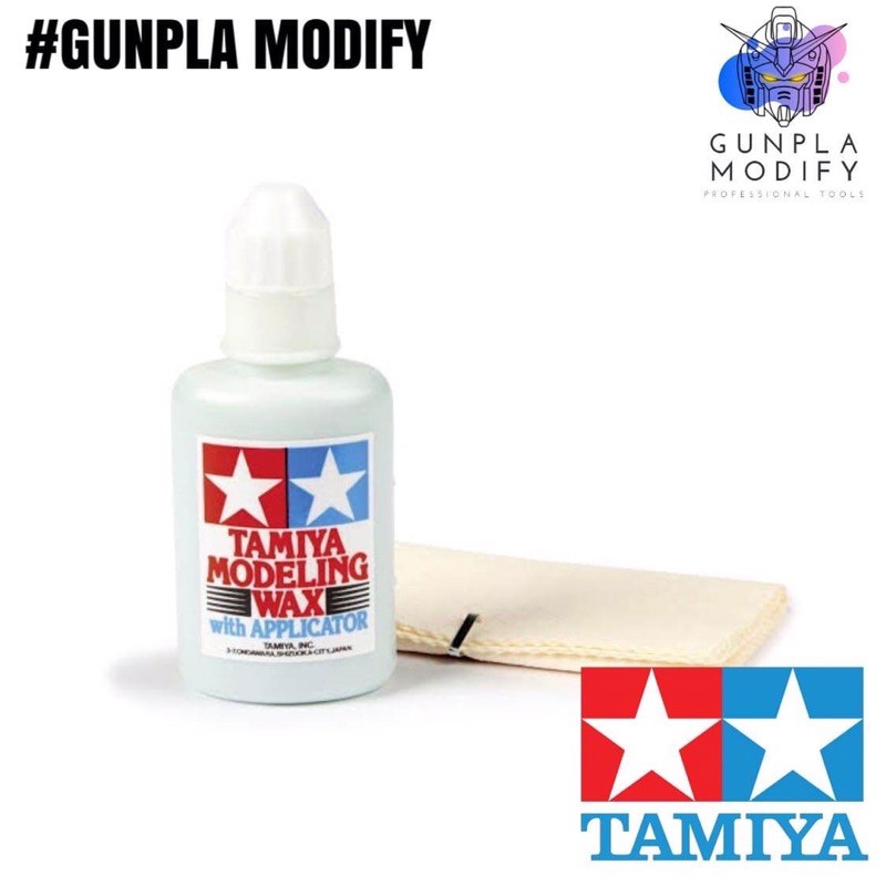 Tamiya 87036 Modeling Wax with Applicator 30ml น้ำยาเคลือบเงาโมเดล พร้อมหัวฟองน้ำ เพิ่มความเงางาม Gunpla Plastic Models
