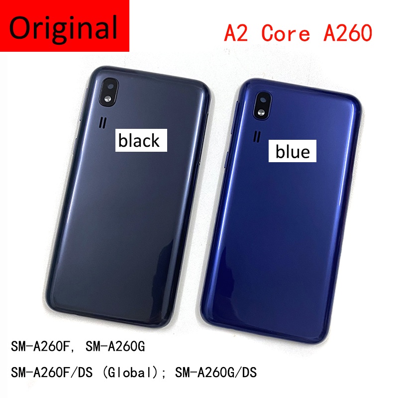สําหรับ Samsung Galaxy A2 Core A260 Shell SM-A260F/DS SM-A260G/DS ฝาหลังแบตเตอรี่กรณีปกหลังด้านหลังฝ