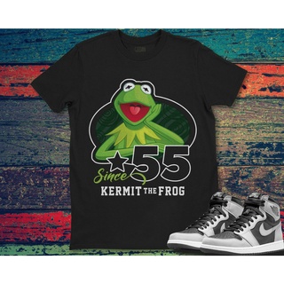 เสื้อผ้าผชเสื้อยืด พิมพ์ลาย Disney Muppets Kermit Frog Since Years สําหรับผู้ชายS-5XL