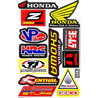 Honda Showa Riders Club สติกเกอร์แต่งรถมอเตอร์ไซค์ บิ๊กไบค์ รถยนต์ เนื้อPVC เคลือบเงา กันน้ำ กันแดด คุณภาพดี