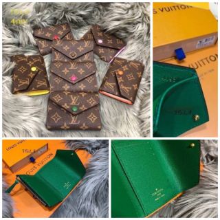 #กระเป๋าตังค์ใบสั้น Louis Vuitton ด้านในสีตามกระดุม#กระเป๋าตังใบเล็ก✔️✔️✔️