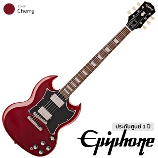 Epiphone® SG Standard กีตาร์ไฟฟ้า ทรง SG 22 เฟร็ต (Cherry) ดีไซน์ Gibson ** ประกันศูนย์ 1 ปี **