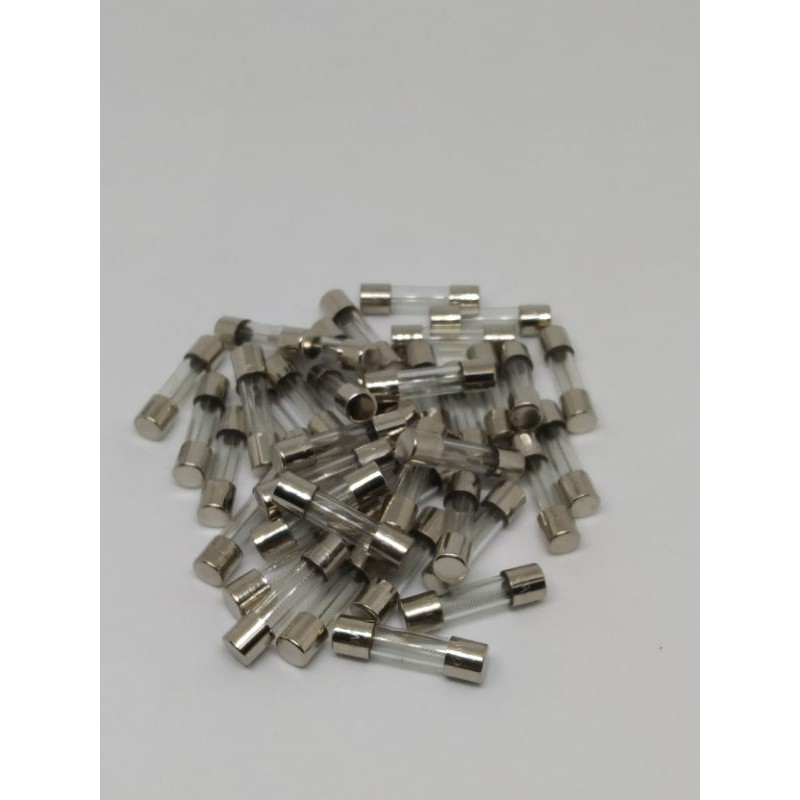 ฟิวส์ ขาดช้า หลอดแก้ว(5×20)mm แพ็ค 10ตัว  250V T100mA T250mA T315mA T500mA T1.6A T2A T3A T4A T5A T6.
