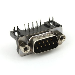 DB 9 PCB MAN DB9 PCB ขั้วต่อชาย Connector