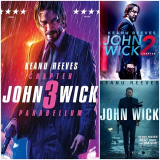 [DVD HD] จอห์นวิค ครบ 3 ภาค-3 แผ่น John Wick 3-Movie Collection (มีพากย์ไทย/ซับไทย-เลือกดูได้)